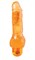 Оранжевый вибратор-реалистик JELLY JOY 7INCH 10 RHYTHMS ORANGE - 17,5 см. - фото 293767