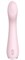 Нежно-розовый вибратор LISA с рельефной головкой - 19,3 см. - фото 294563