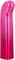 Розовый изогнутый мини-вибромассажер Glam G Vibe - 12 см. - фото 295032