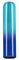 Голубой гладкий мини-вибромассажер Glam Vibe - 9 см. - фото 295037
