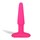 Розовый плаг из силикона - 10 см. - фото 298254