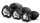 Набор из 3 черных пробок с прозрачным кристаллом-сердечком Bling Plugs Training Kit - фото 299553