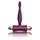 Фиолетовая анальная пробка Climaximum Pharos - 11,2 см. - фото 300263