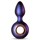 Фиолетовая анальная вибропробка Deep Space с кольцом-держателем - 12,7 см. - фото 301791