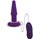 Фиолетовая анальная вибропробка APEX BUTT PLUG LARGE PURPLE - 15 см. - фото 301907