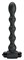 Черный анальный вибромассажер Lynn - 18,2 см. - фото 302627