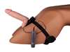 Страпон с 2 насадками и вибрацией UniStrap - 19 и 12 см 532313