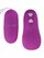 Фиолетовое гладкое виброяйцо с пультом ДУ - фото 306576