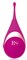 Ярко-розовый клиторальный стимулятор Femsation - 12,6 см. - фото 308436