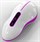 Бело-розовый вибростимулятор Mouse - фото 308549
