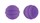 Фиолетовые стальные вагинальные шарики с силиконовым покрытием - фото 309534