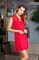 Короткая сорочка прилегающего силуэта Lady in red - фото 324110