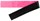 Набор из 5 черно-розовых атласных лент для связывания - фото 330275