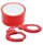 Набор для фиксации BONDX METAL CUFFS AND RIBBON: красные наручники из листового материала и липкая лента - фото 333207