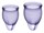 Набор фиолетовых менструальных чаш Feel confident Menstrual Cup - фото 368985