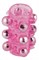 Розовая насадка c шариками Pleasure Sleeve - фото 384033