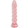 Анальная елочка из розового геля Crystal Jellies Anal Plug Bumps - 15,2 см. - фото 385109