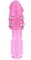 Стимулирующая розовая насадка с шишечками и шипами - 13,5 см. - фото 385229