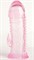 Розовая гелевая насадка с шипами и коготком - фото 385287