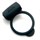 Темно-серое эрекционное кольцо Vibrating Love Ring с вибрацией - фото 386668