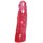 Розовый фаллос-насадка для трусиков с плугом - 17 см. - фото 387515