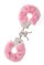 Металлические наручники с розовой меховой опушкой METAL HANDCUFF WITH PLUSH PINK - фото 387960