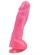 Большой розовый фаллоимитатор на присоске - 20,5 см. - фото 389558