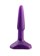 Фиолетовый анальный стимулятор Small Anal Plug Purple - 12 см. - фото 390990
