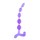 Фиолетовый анальный стимулятор - 22 см. - фото 391716