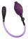 Фиолетовый анальный стимулятор с функцией расширения Anal Balloon - фото 392493