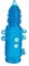 Голубая эластичная насадка на пенис с жемчужинами, точками и шипами Pearl Stimulator - 11,5 см. - фото 393708