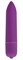 Фиолетовая удлинённая вибропуля Power Bullet Purple - 8,3 см. - фото 394130