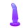 Фиолетовая анальная пробка без вибрации - 12 см. - фото 394157