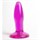Фиолетовая анальная пробка с широким основанием - 10 см. - фото 394651