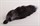 Силиконовая анальная пробка с длинным черным хвостом  Серебристая лиса - фото 395231