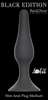 Серая анальная пробка Slim Anal Plug Medium - 11,5 см.