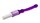 Фиолетовый анальный стимулятор с вибрацией - 23,5 см. - фото 397585