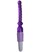 Фиолетовый гелевый анальный вибратор - 25 см. - фото 398396