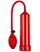 Красная вакуумная помпа Eroticon PUMP X1 с грушей - фото 398557