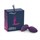 Фиолетовая анальная пробка для ношения Ditto с вибрацией и пультом ДУ - 8,8 см. - фото 398600