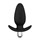 Чёрная вибропробка Luxe Little Thumper - 12 см. - фото 399478