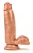 Фаллоимитатор-мулат с присоской Loverboy Manny The Fireman - 17,8 см. - фото 399505