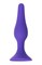 Фиолетовая анальная втулка Toyfa A-toys - 10,2 см. - фото 400408