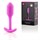 Розовая пробка для ношения B-vibe Snug Plug 1 - 9,4 см. - фото 400787