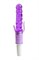 Фиолетовый вибратор с дополнительными отростками - 21 см. - фото 402254