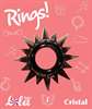 Чёрное эрекционное кольцо Rings Cristal 0112-13lola