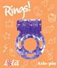 Фиолетовое эрекционное кольцо с вибрацией Rings Axle-pin