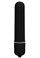 Черная вытянутая вибропуля - 10,2 см. - фото 404068
