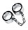 Серебристые широкие наручники Metal - фото 404926