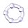Фиолетовое эрекционное кольцо A-Toys - фото 406421